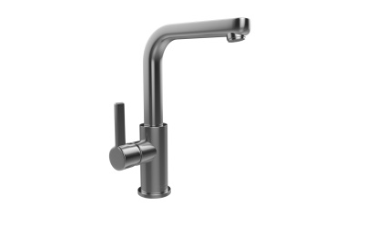 白色背景上的水龙头