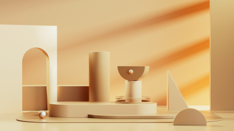 3D背景模拟场景产品背景