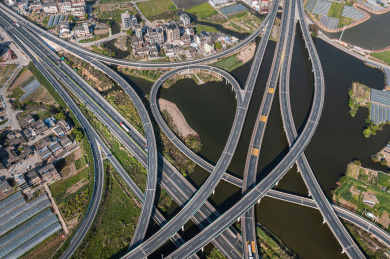 中国温州乐清南塘高速