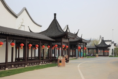 南京八卦洲陌上花渡景色