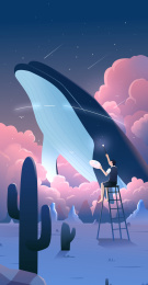 拿着画笔画着自己的梦想