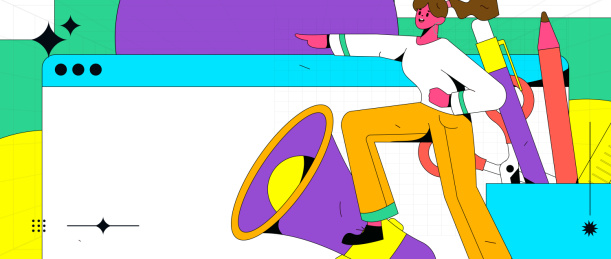 求职面试的人员扁平矢量概念运营插画