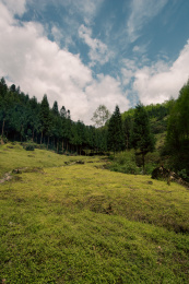 中国四川大邑龙窝子小众自然风光