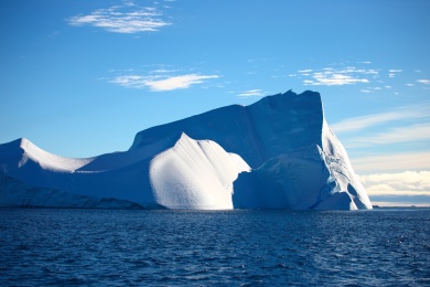 北极圈格陵兰的冰山