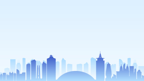 唐山简约城市PPT背景