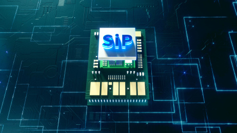 SiP系统级封装芯片三维渲染图