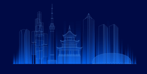 贵阳城市科技插画