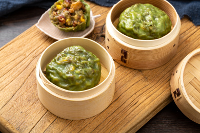 小笼屉里的五谷杂粮粘豆包