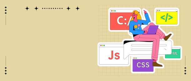 编程教学开发扁平矢量概念运营插画