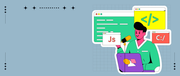 编程教学开发扁平矢量概念运营插画