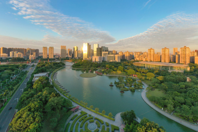 广东佛山南海中心城区千灯湖