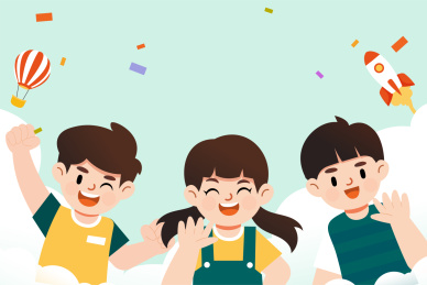 儿童节快乐插画