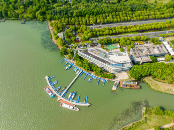 中国江苏苏州工业园区独墅湖风光