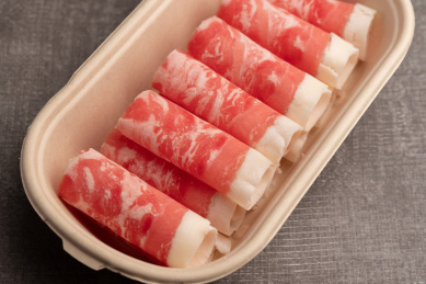 火锅羊肉卷