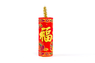 白底上的爆竹鞭炮素材