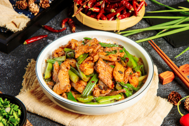 小炒盐煎肉