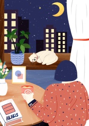 一个人看着窗外想念亲人朋友