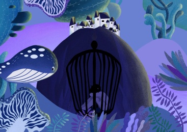 抑郁症原创插画设计