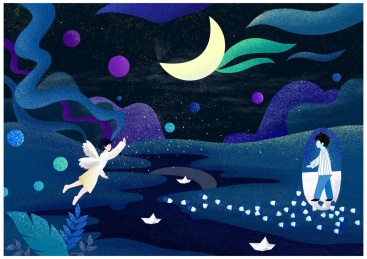 抑郁症原创插画设计