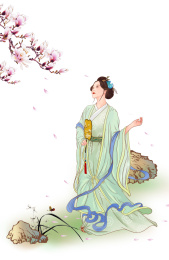 望春花仕女图