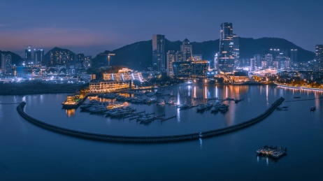 深圳海上世界夜景风光