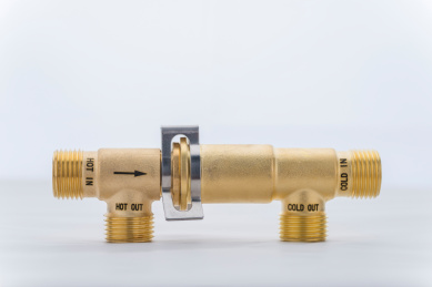 纯黄铜质单向阀五金件水暖配件