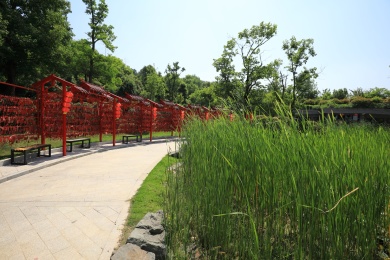 中国江苏南京银杏湖景观