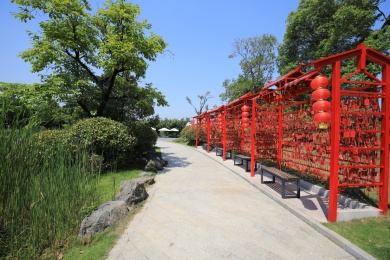 中国江苏南京银杏湖景观