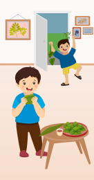 朋友快来一起吃粽子