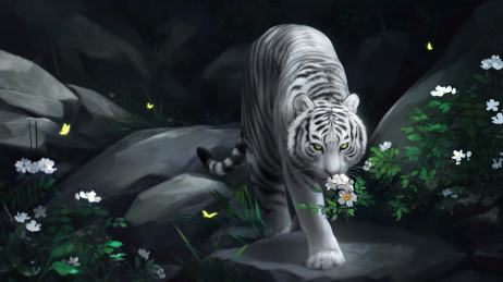 心有猛虎细嗅蔷薇