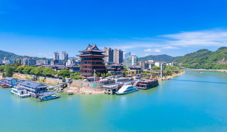 中国浙江省桐庐县桐君山景区环境