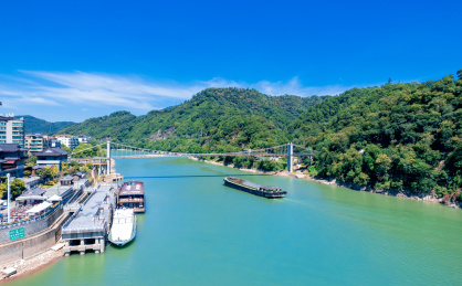 中国浙江省桐庐县桐君山景区环境