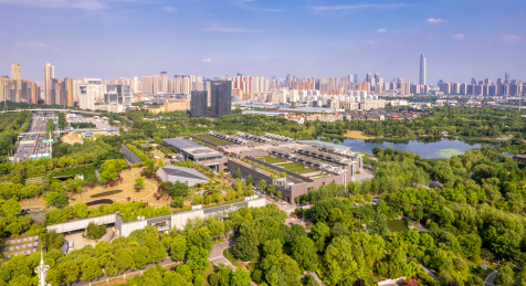 中国湖北武汉园博园里的自然博物馆
