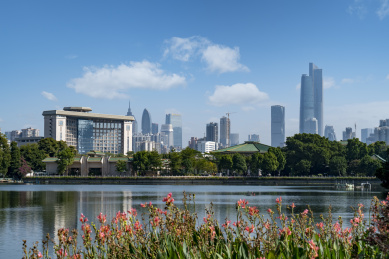 中国广东广州城市景观街景