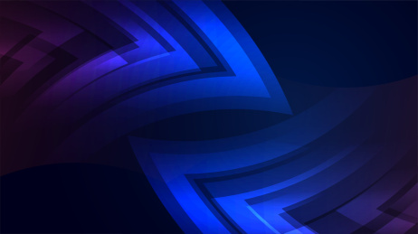 蓝色矩形元素组合概念图形 抽象风格背景