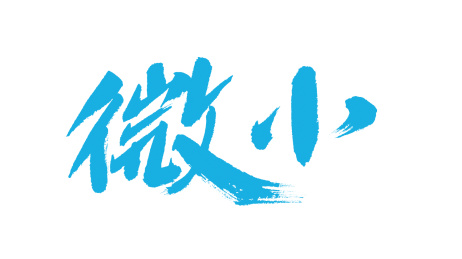 中国书法字体微小