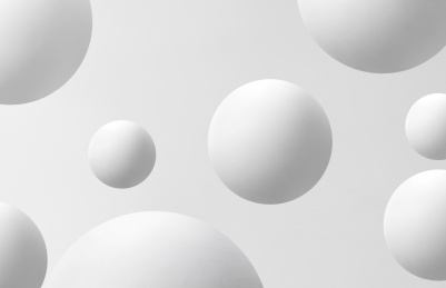 几个白色的球体