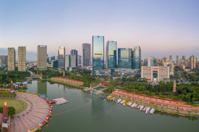 中国广东佛山南海中心千灯湖