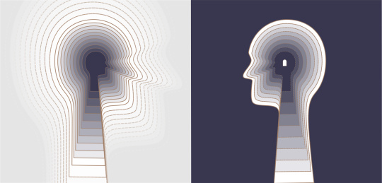 简约抽象人物对话