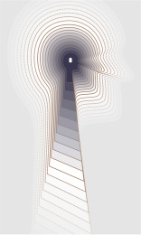 简约抽象线条人物