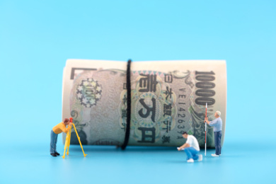 日元的价值购买力测绘数据