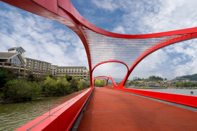 中国浙江杭州市临安区青山湖风光