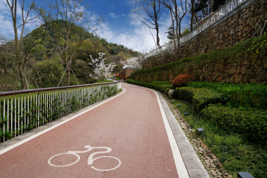 中国浙江杭州市临安区青山湖风光