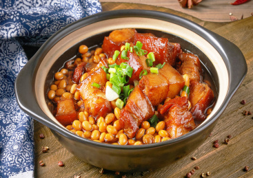 中餐舌尖美食黄焖红烧肉