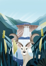 新能源环保碳达峰能源风能水电海洋能自