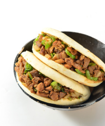 老潼关白吉馍肉夹馍