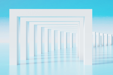 3d空间几何延伸背景