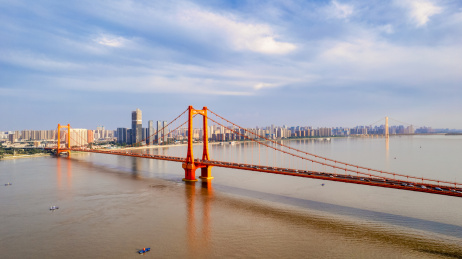 中国湖北武汉鹦鹉洲长江大桥