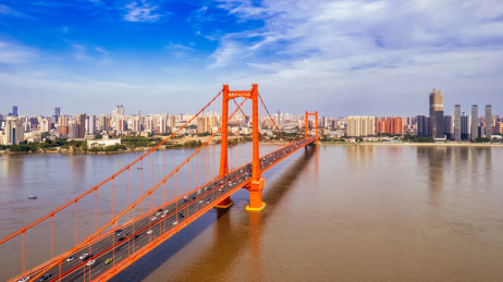 中国湖北武汉鹦鹉洲长江大桥