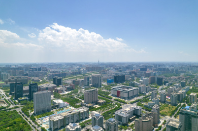 河南省郑州市郑东新区中央商务区CBD风光